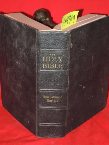 New Catholic Edition of the Holy Bible B005XEOA2C Book Cover
