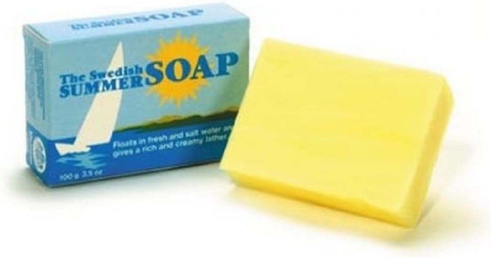 Victoria Soaps of Sweden Saltsjo Tval the Swedish Summer Soap, 3.52 Ounce