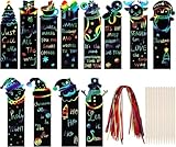 24pcs Weihnachten Kratzbilder Für Kinder,...