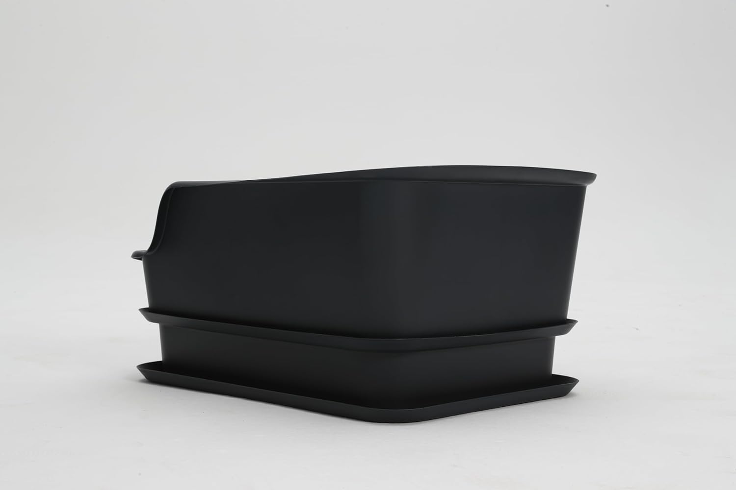 Mr Catman XX-Large Sifting Litter Box for Pine Pellets -27"x17"x13" Extra Large Cat Litter Box for Big Cats, Multi-Cat Households, High Sided Sifter Pan & XL Enclosed Waste Storage Box