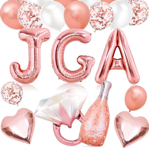 XXL 32 Zoll Junggesellenabschied Luftballons - Bride To Be & Jga Deko für Frauen