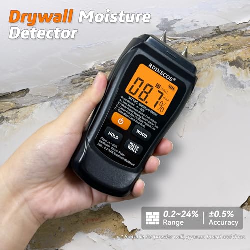 image for RDINSCOS Moisture Meter for Drywall, Wood Moisture Meters for Walls, C