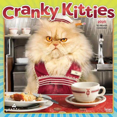 Avanti Cranky Kitties OFFICIAL | 2025 12 x 24 Inch