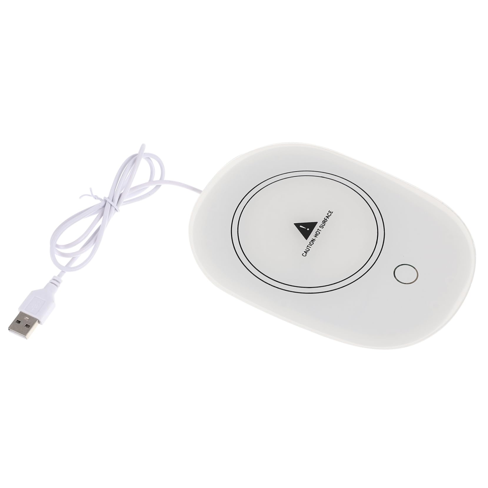 SOLUSTRE Electric Mug Warmer USB Coffee Warmer with Automatic Temperature Control for Home Office Keeps Your Drink Warm for Coffee Tea Milk More