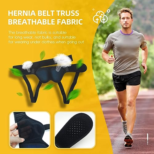 Faja para Hernia para Hombre y Mujer con Almohadillas Ajustables L miniatura 4