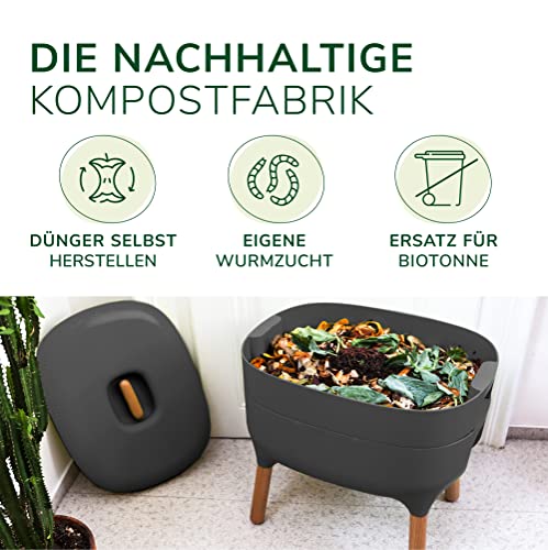 Bokashi-Eimer Design-Komposter für Küchenabfälle