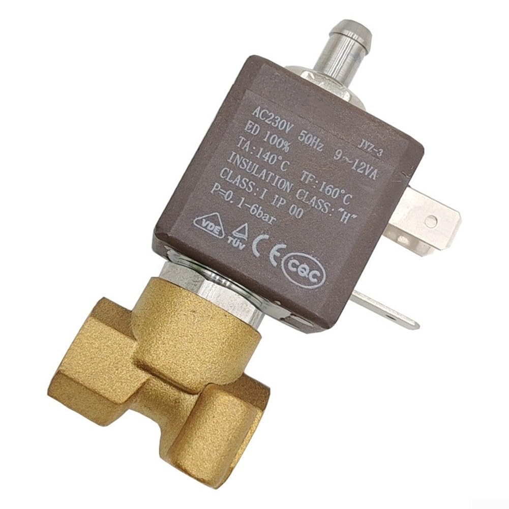 AC 230V 3-Wege Elektrisch Messing Magnetventil Kaffeemaschine Dampf Heißwasser AC 230V 3-Wege Elektrisch Messing Magnetventil Kaffeemaschine Dampf Heißwasser