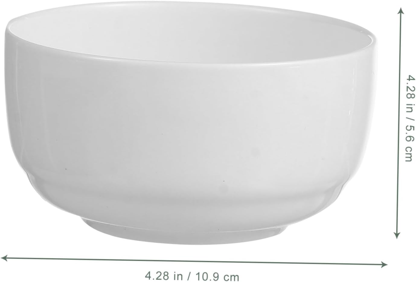 4pcs Ceramic Rice and Noodle Bowls Japanese Style Bowls Soup Food Containers Kitchen Ceramic Safe and Easy to Clean