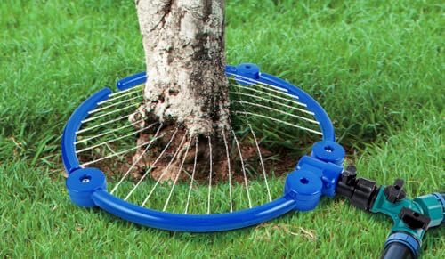Tree Watering Ring Tree Sprinkler Tree Watering System Tree Soaker Hose Ring Slow Release Deep Root Waterer Tool for Trees