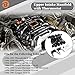 Bicos 615-178 Upper Intake Manifold with Thermostat and Gaskets Compatible with Crown Victoria Mus tang Thunderbird Lincoln Town Car Mercury Grand Marquis Cougar V8 4.6L 1996-2000 Replaces#F6SZ9424AA