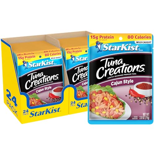 25% coupon - StarKist Tuna Creations Cajun Style, 2.6oz, 24 Pouches