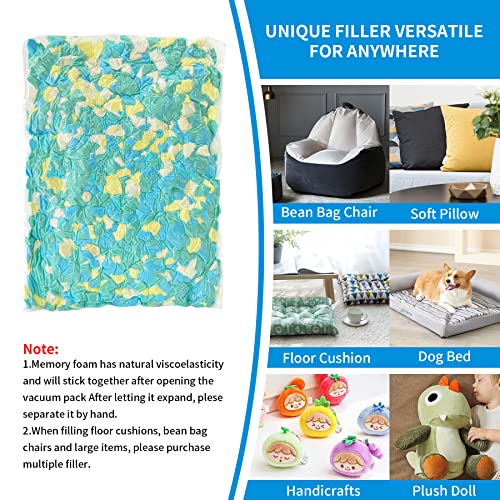 Welacer Sitzsack Füllung 6,8kg, Memory-Schaumstoff Nachfüllung – Ansicht 4