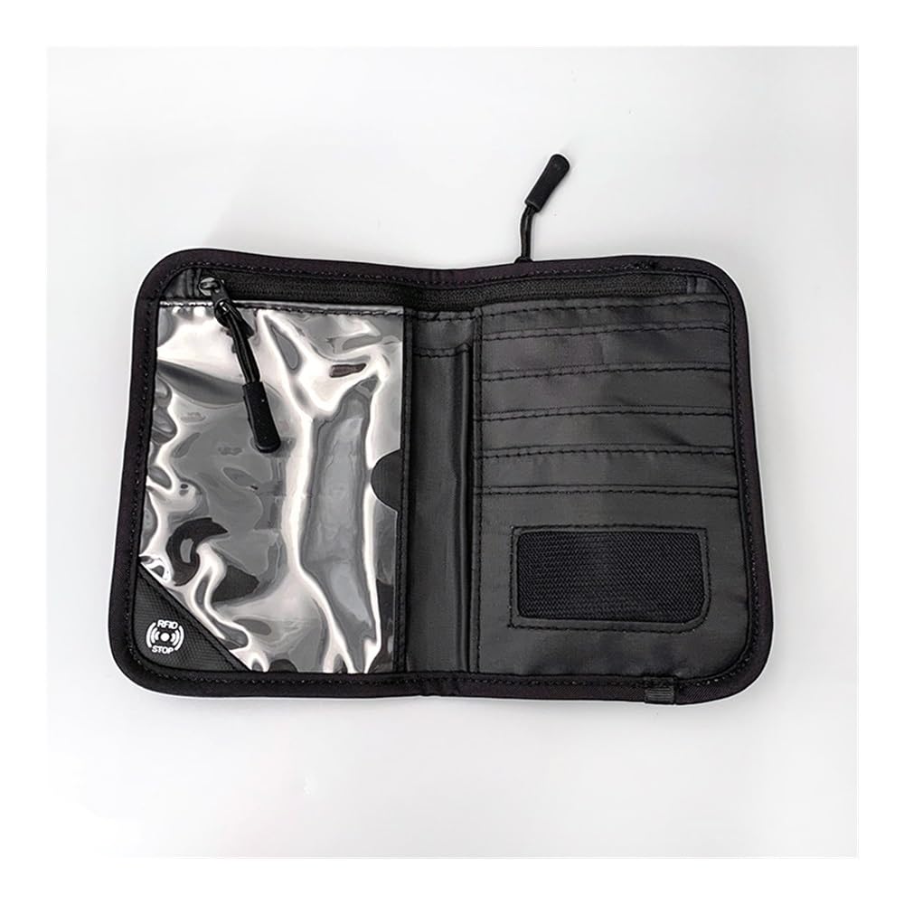 Cartera de viaje impermeable para pasaporte, multifuncional, pequeña, para tarjetas de crédito, bolsa de almacenamiento portátil para documentos, Green, Talla única