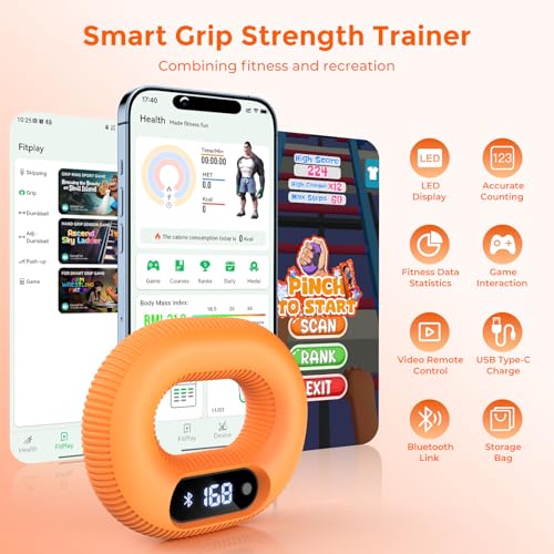 77% Off Smart Grip Strength Trainer with Bluetooth App - Image 3