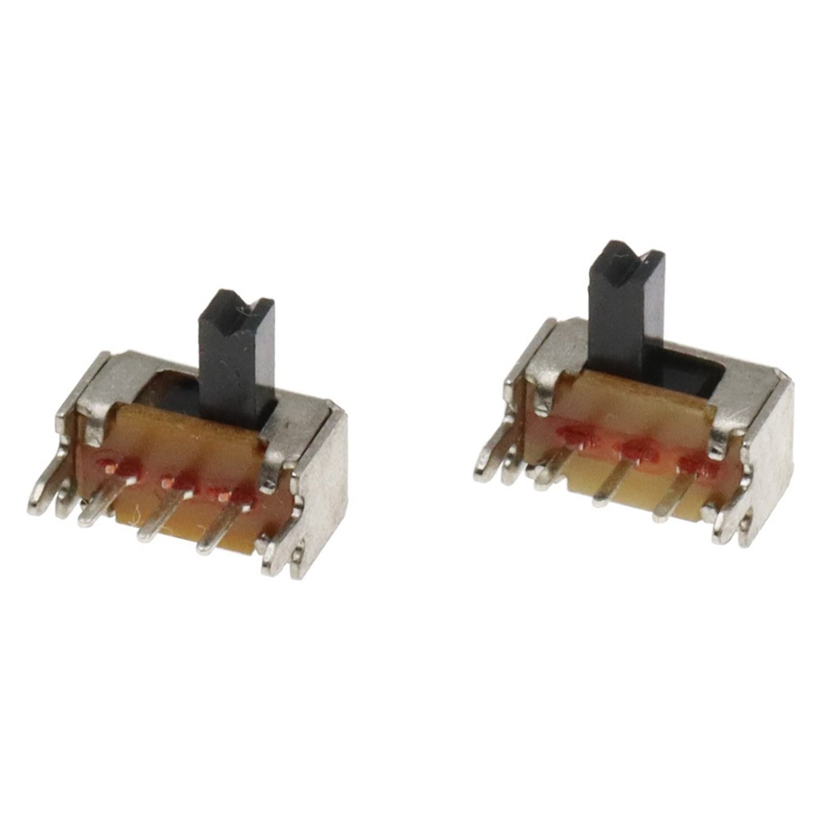 Interruptor de Palanca SK12D07, PCB de 3 Pines, 2 Posiciones, 1P2T, SPDT, SK12D07VG4, Altura del Mango, 4mm, Interruptor Deslizante en Miniatura, Perilla Lateral (Size : 10PCS)