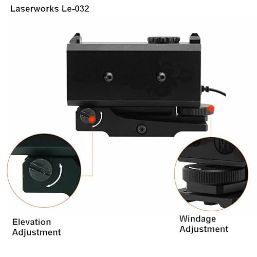 Laserworks LE032 Le-032 Riflescope Mate Rangefinder 700M Mini Tactical Outdoor Hunting Shooting Range Finder Archery Crossbow Sight Target Scope Black thumb #6