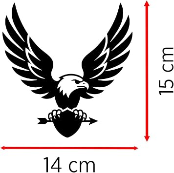 Kartal Amblem Oto Sticker – Araba Oto Motor Dekoratif Sticker 14x15cm