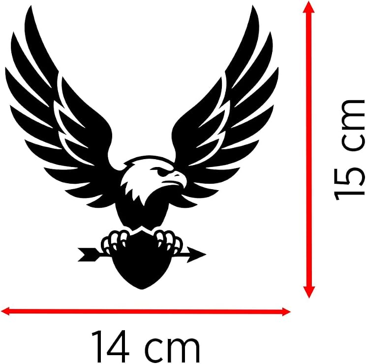Kartal Amblem Oto Sticker – Araba Oto Motor Dekoratif Sticker 14x15cm