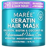 MAREE Hair Mask for Damaged Hair - Keratin Treatment Conditioner - Extremely Deep Conditioning Mask, Hydrating & Repairing, Keratina Mascarilla Para el Cabello