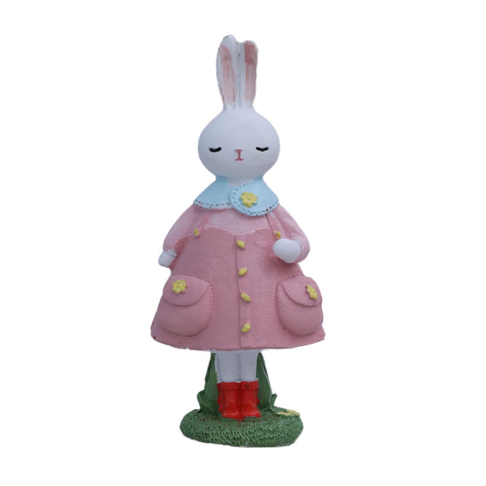 Piceioep Pretty Dressed Rabbits Easter Enhancement Easter Party Supplies Ideal for Creating Happy Seasonal Atmospheres Celebratory Table Highlight