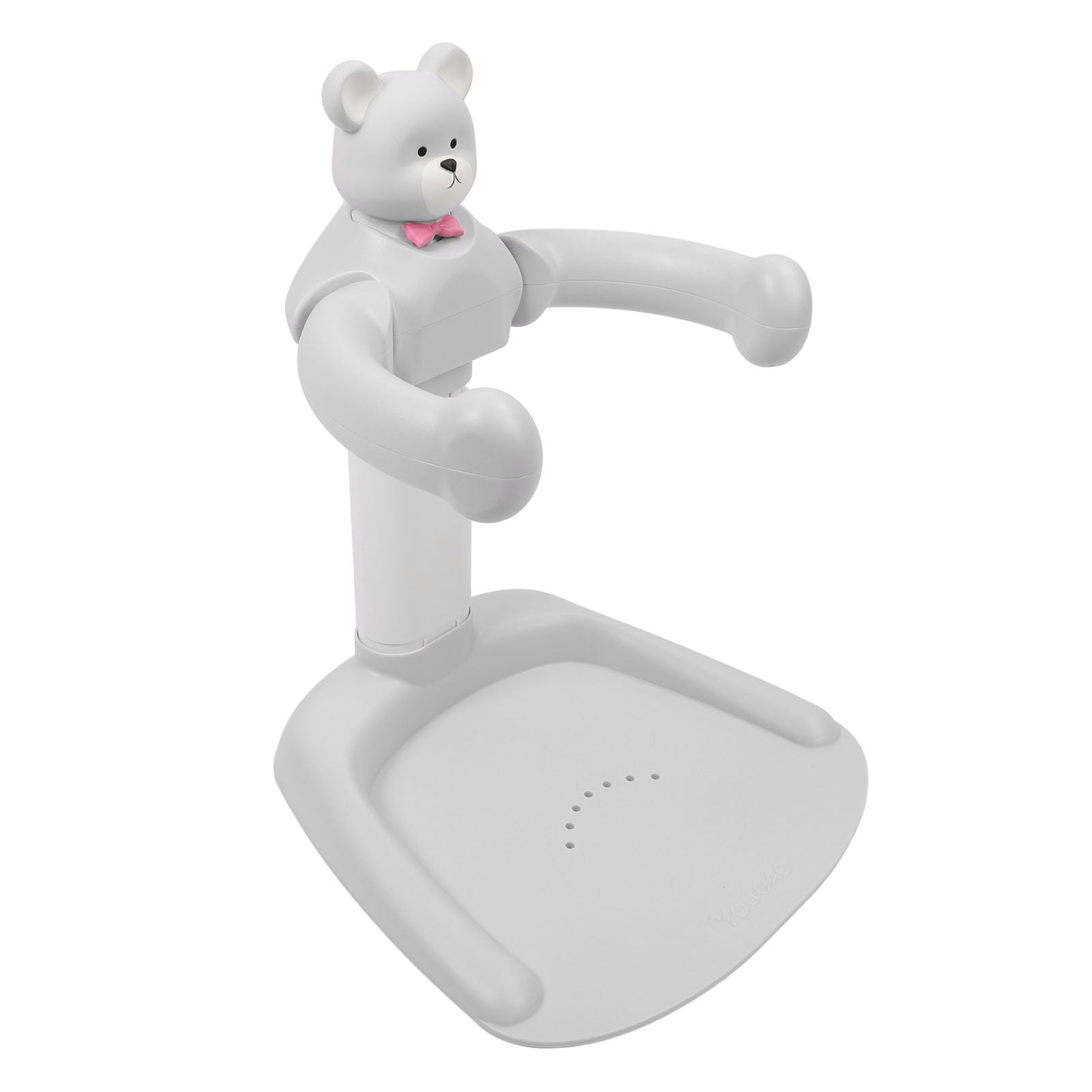 Naroote Wieża do Kąpieli Baby Hug Regulowany Stojak Pod Prysznic dla Niemowląt Antypoślizgowy Wspornik Pod Prysznic dla Dzieci Stojących Kąpiel i Zmiana Pieluch, Tworzywo Sztuczne Małych Dzieci