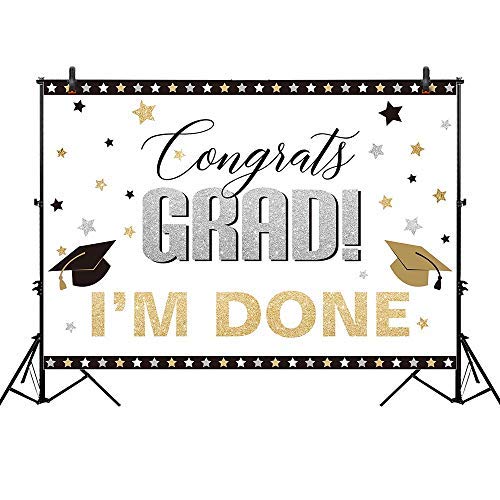 Buy Allenjoy 5x3ft Congratulate Graduation Backdrop Kit Class of