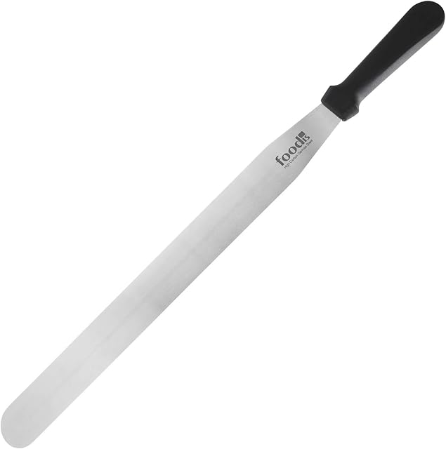 Espátula de acero inoxidable para crepes 40 cm