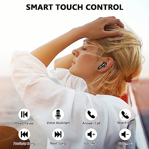 Auriculares-Inalambricos-Auriculares-Bluetooth-53-con-HD-Microfono-Estereo-Cancelacion-de-Ruido-Cascos-Inalambricos-Bluetooth-40H-Auriculares-In-Ear-con-Pantalla-LED-Tipo-C-IP7-Impermeable-Negro