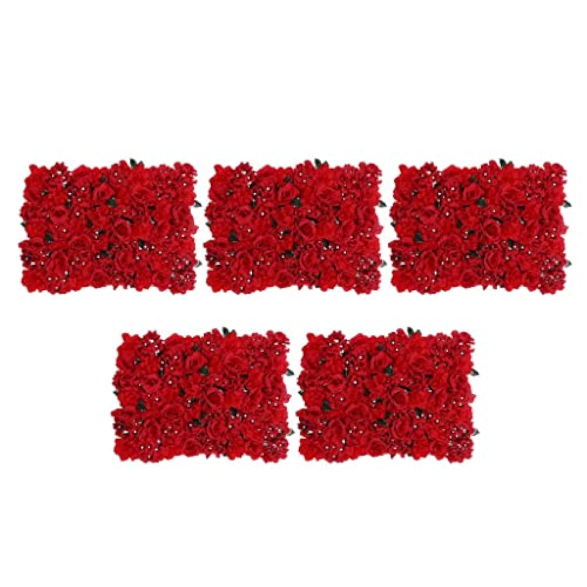 5Pcs Artificial Flower Wall Decor for Weddings