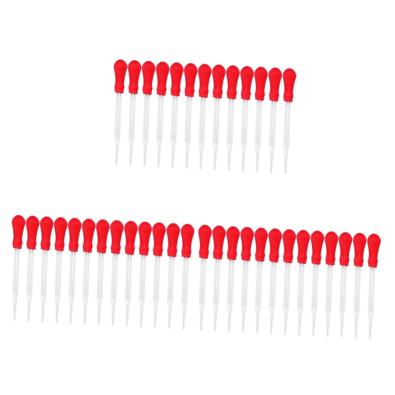 HOMOCONO 3sets 12cm Portable Eye Dropper Glass Pipette Dropper Leakproof Squeezable Perfect for Home School Experiments 13pcs*3