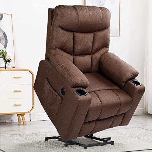 YODOLLA Electric Power Recliner Chair, Recliner Sofa with Massage & Heat Function, Lazy