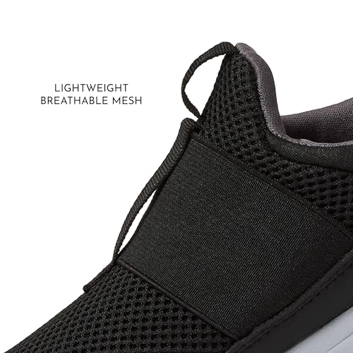 Avia Avi-Play Slip On Boys and Girls Sneakers - Lightweight Tennis, Athletic, No Tie Girls and Boys Shoes - Little and Big Kids Tennis Shoes Size 11-7 - Black, Navy Blue, Grey, White, Pink or Purple2