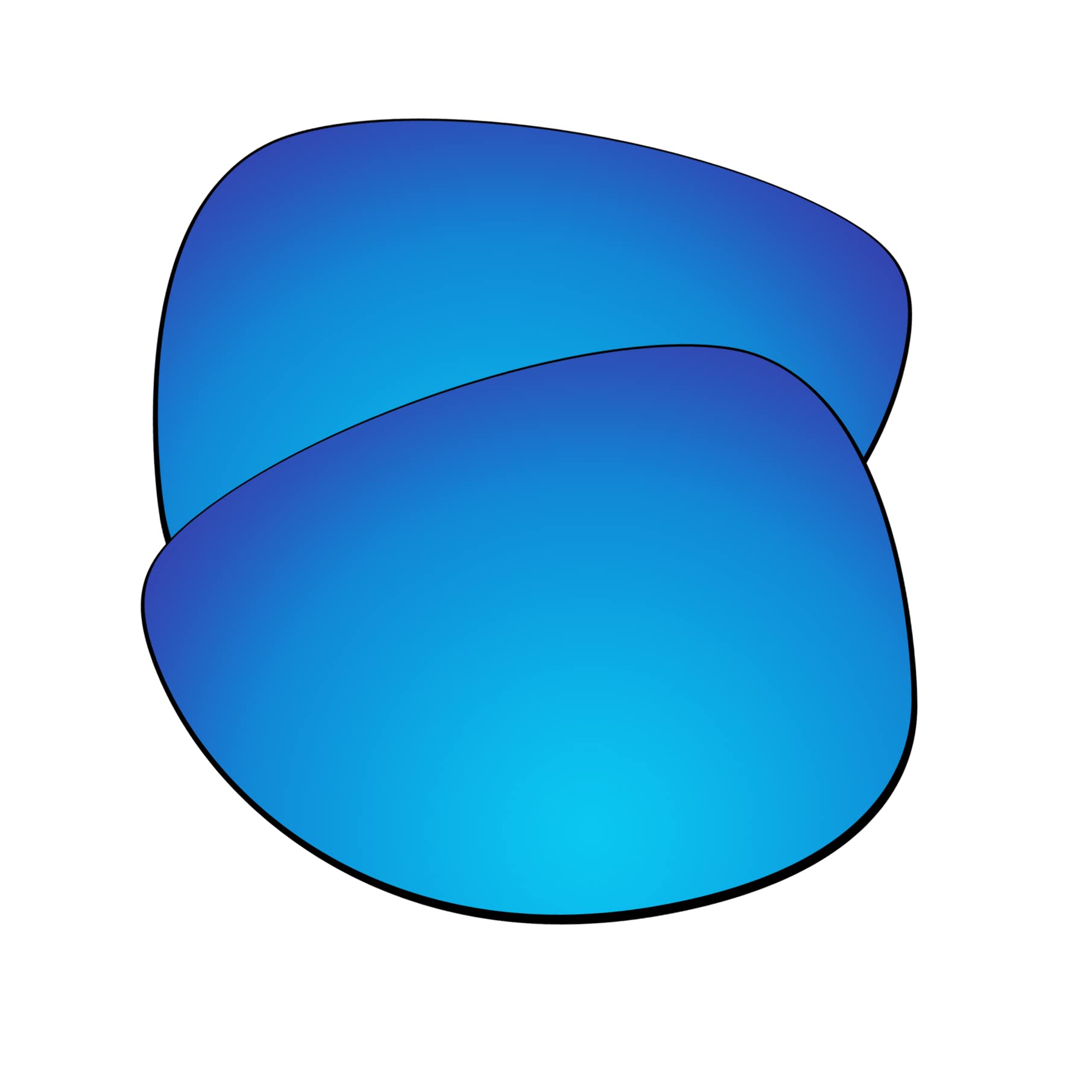 EZReplace Lenses Replacement for Oakley Tie Breaker OO4108 Sunglasses (Polarized Lenses)