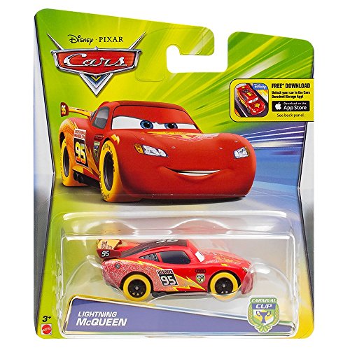 Preisvergleich Produktbild Disney Cars Lightning McQueen Fahrzeug Serie Carnival Cup Sonderedition