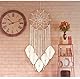 Boho Traumfänger,Makramee Traumfänger Dreamcatcher Handgefertigt Wandbehang Bohemian Dekoration für Schlafzimmer Wohnzimmer Hochzeit Baby Shower Home Decor Mädchen Kinder Geschenk,5 Blätter Mandala