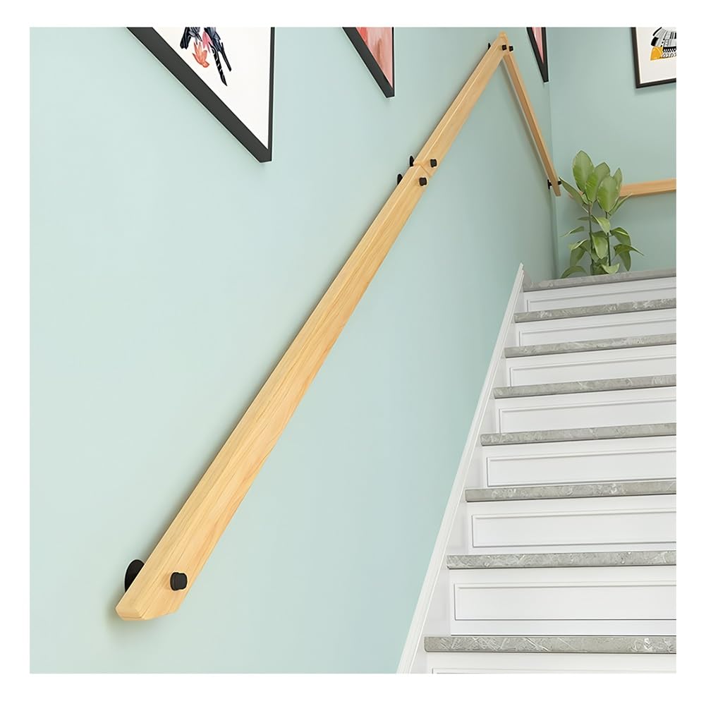 Rambarde d'escalier en bois pour sécuriser les couloirs et passages de la maison