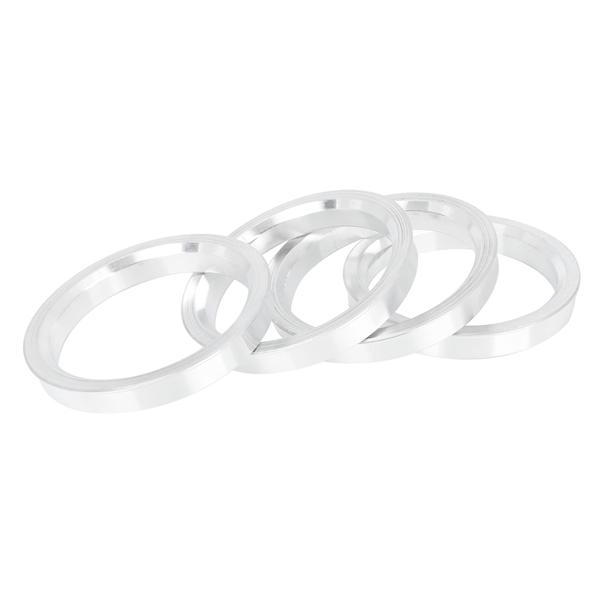 X AUTOHAUX 4Pcs Anillos Centradores Cubo 67.1 A 56.1 Mm Aluminio para Coche | Diámetro Externo 67.1Mm, Diámetro Interno 56.1Mm, Profundidad 10Mm, Elimina Vibraciones, Ajuste Preciso