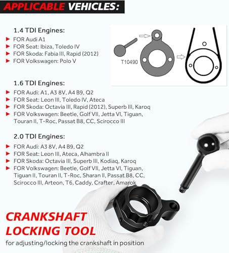 Bloquer arbre à cames EA288 kit CTcar 74309 Golf Jetta Passat - 7