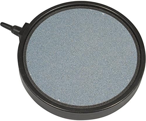 132mm (5 Inch) Round Heavy Airstone Aeration for Koi Ponds & Aquariums, Air Stone for Larger Pump Bubble Diffuser for Outdoor Garden Pond, Aquatic, Hydroponic, Fish Tank