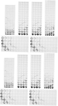 12sheets Cosmetics Bottles Sealing Stickers Self-Adhesive Decals for Body Lotion Facial Products Total Stickers Easy Installation Strong Adhesiveness