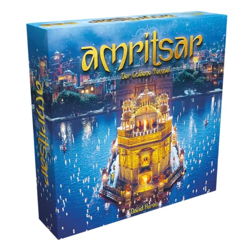 Ludonova, Amritsar: Der Goldene Tempel, Expertenspiel, Brettspiel, 1-4 Spieler, Ab 14+ Jahren, 60-120 Minuten, Deutsch, Mehrfarbig, Bunt