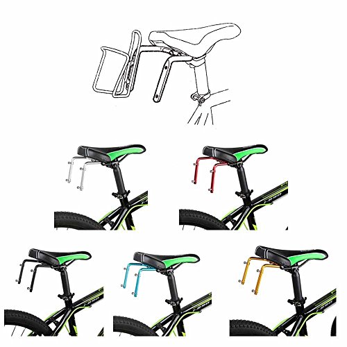 SUPOW Bike Two Water Bottle Cage Mount - Aluminum Alloy - Double Kettle Holder Bicycle Saddle Equipment
