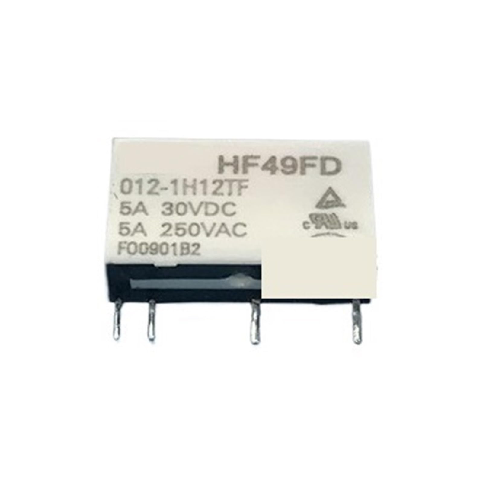 Relais HF49FD-012-1H12TF DC12V 5A 4 broches pour circuit imprimé