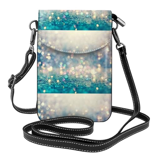 Petit sac bandoulière paillettes bleu doré pour vos soirées