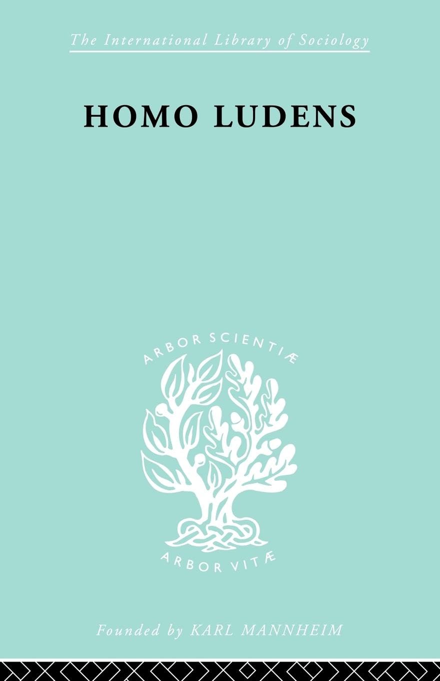 Amazon | Homo Ludens ILS 86 (International Library of Sociology