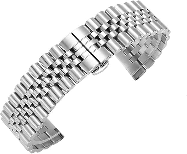 UniqTry Metal 22mm / 20mm Band for Galaxy Watch3 45mm, Watch 46mm, Gear S3 Classic and Frontier, Amazfit GTR 47mm & Watches with 22/20mm lug width-image-47