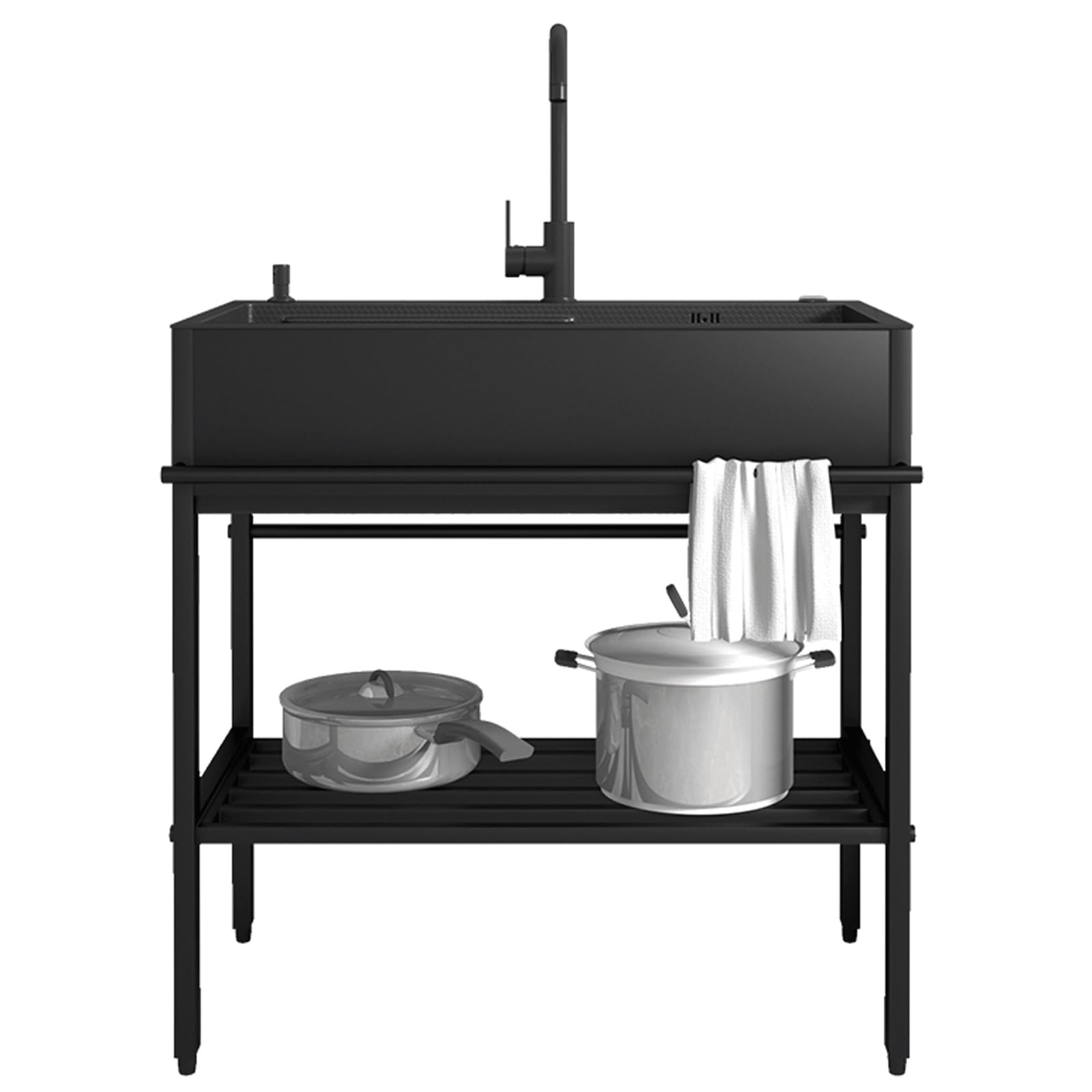 Évier de cuisine extérieur et intérieur pour partager de bons moments