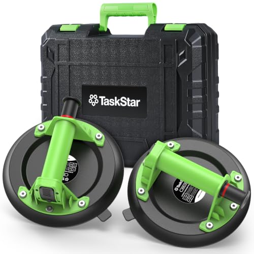 Taskstar Suction Cups for Glass Tile Lifting, 440LBS