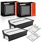 A-Premium 2-PC Engine Air Filter Compatible with Kia Sportage 2011 2012 2013 2014 2015 2016, L4