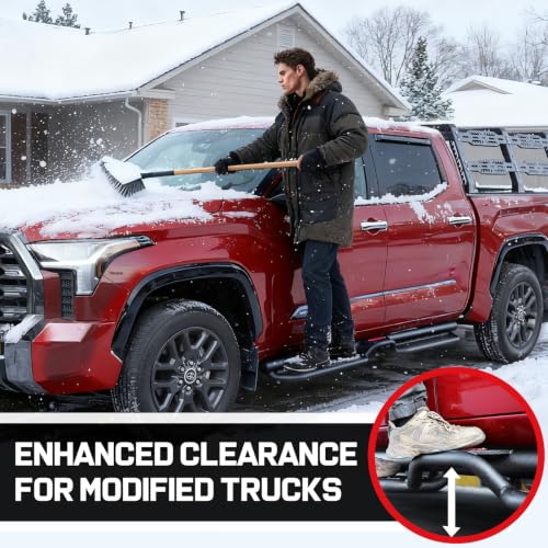 Image of COMNOVA Running Boards Compatible with 2007-2021 Toyota Tundra Crewmax Cab